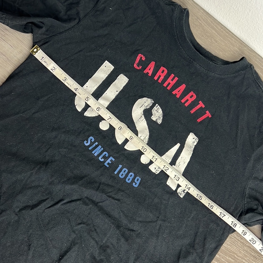 Carhartt Black USA T-shirt - Picture 5 of 7